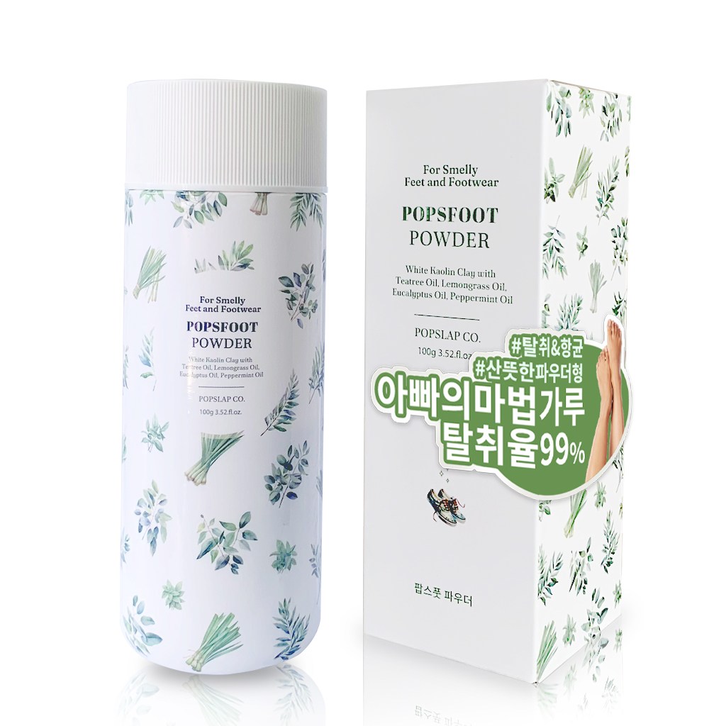 팝스풋 파우더 100g 발냄새제거제 신발냄새제거제 탈취, 1개, 100g, 현재가 16,390원