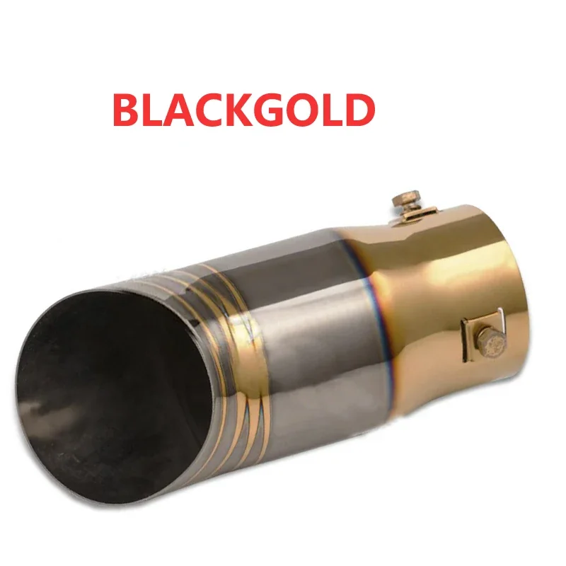 [호환] 63mm 자동차 배기 파이프 머플러 범용 스테인레스 스틸 팁 사운드 시스템 개조 액세서리 97,830원