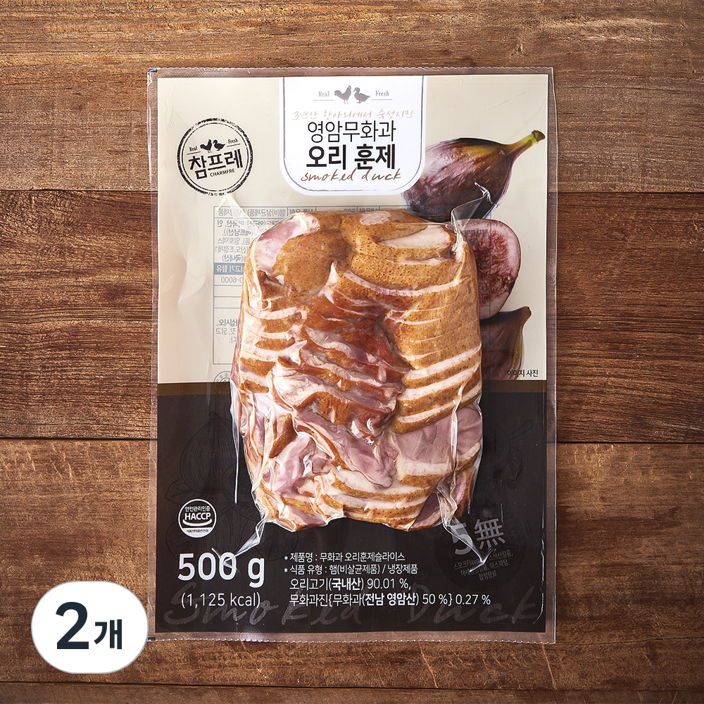 [로켓프레시] 참프레 무화과 오리훈제 슬라이스, 500g, 2개 18,310원