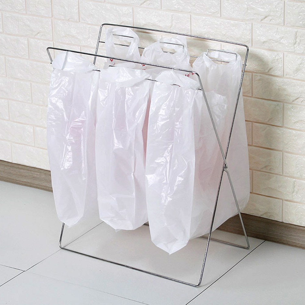 접이식 3단 분리수거대 고급형 재활용 쓰레기통 분리수거함, 단일 색상 12,900원