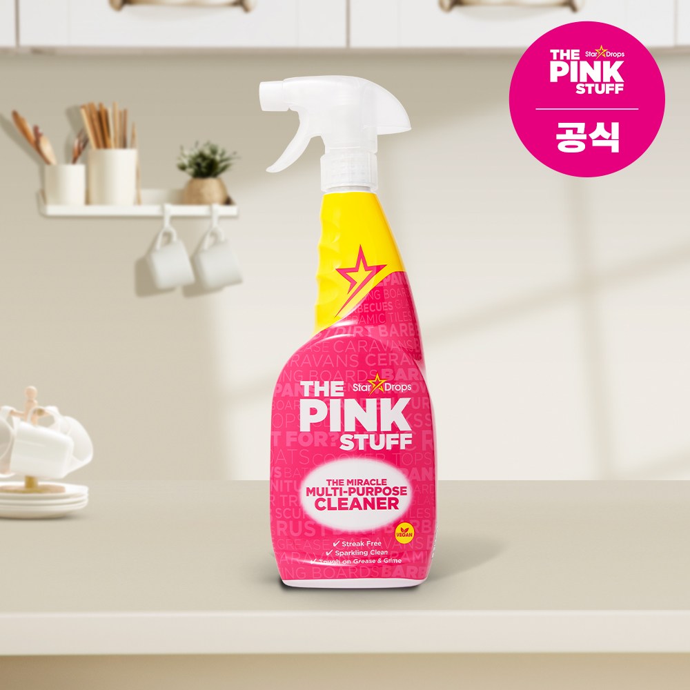 핑크스터프 미라클 멀티(스프레이)클리너750ml, 750ml, 1개 13,800원