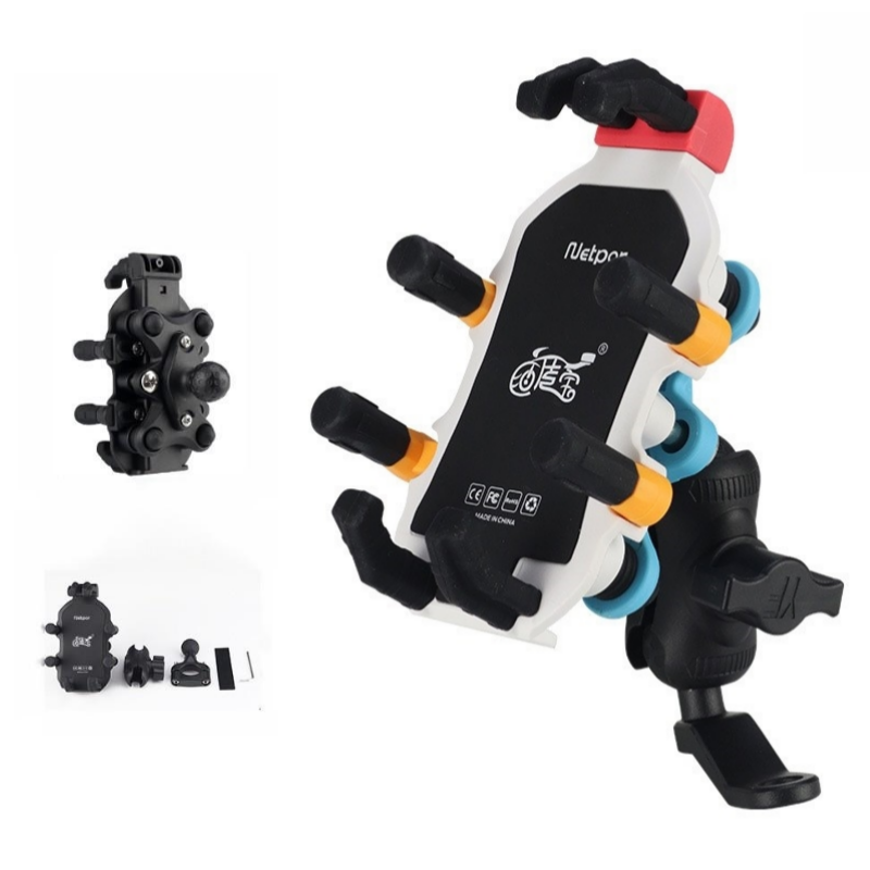 영결무람 오토바이 바이크 충격흡수 핸드폰 거치대 CD-346, 미러형, 화이트 29,800원