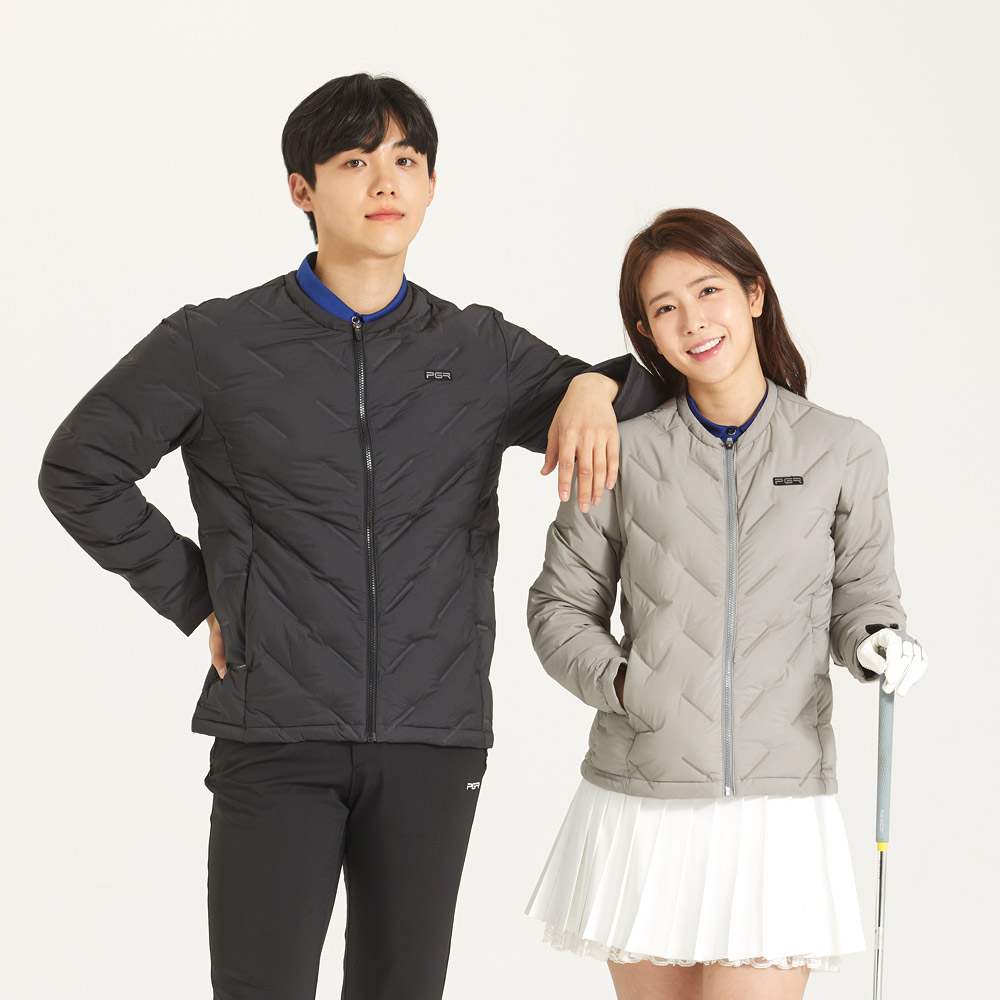 PGR골프 남성 덕다운 경량 패딩자켓 GW-339 자카드 다운자켓 59,000원