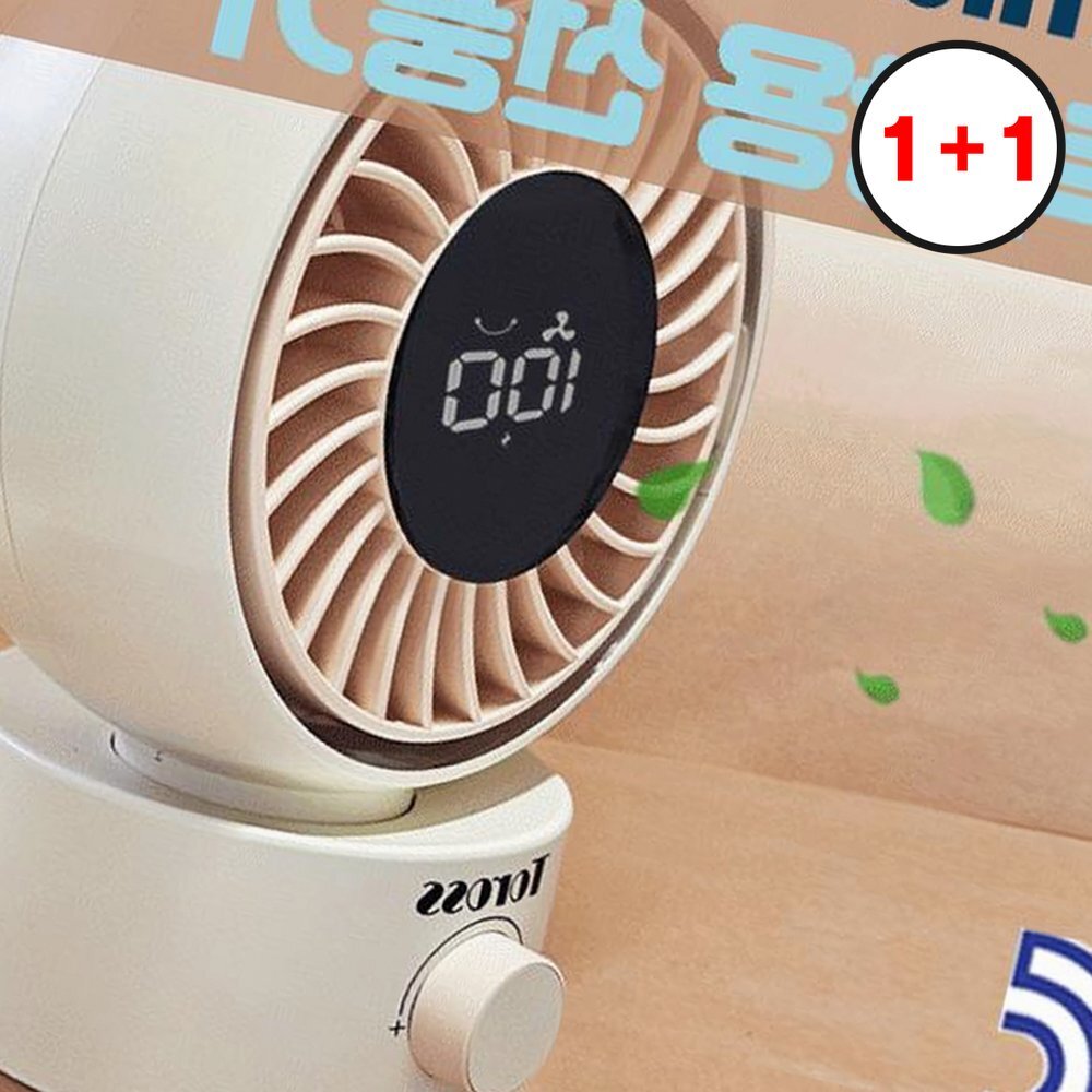 탁상용 선풍기 USB 무선 충전식 휴대용 미니 선풍기 LED(1+1상품으로 주문수량의 2배수량 배송), 상세페이지 참조 115,850원