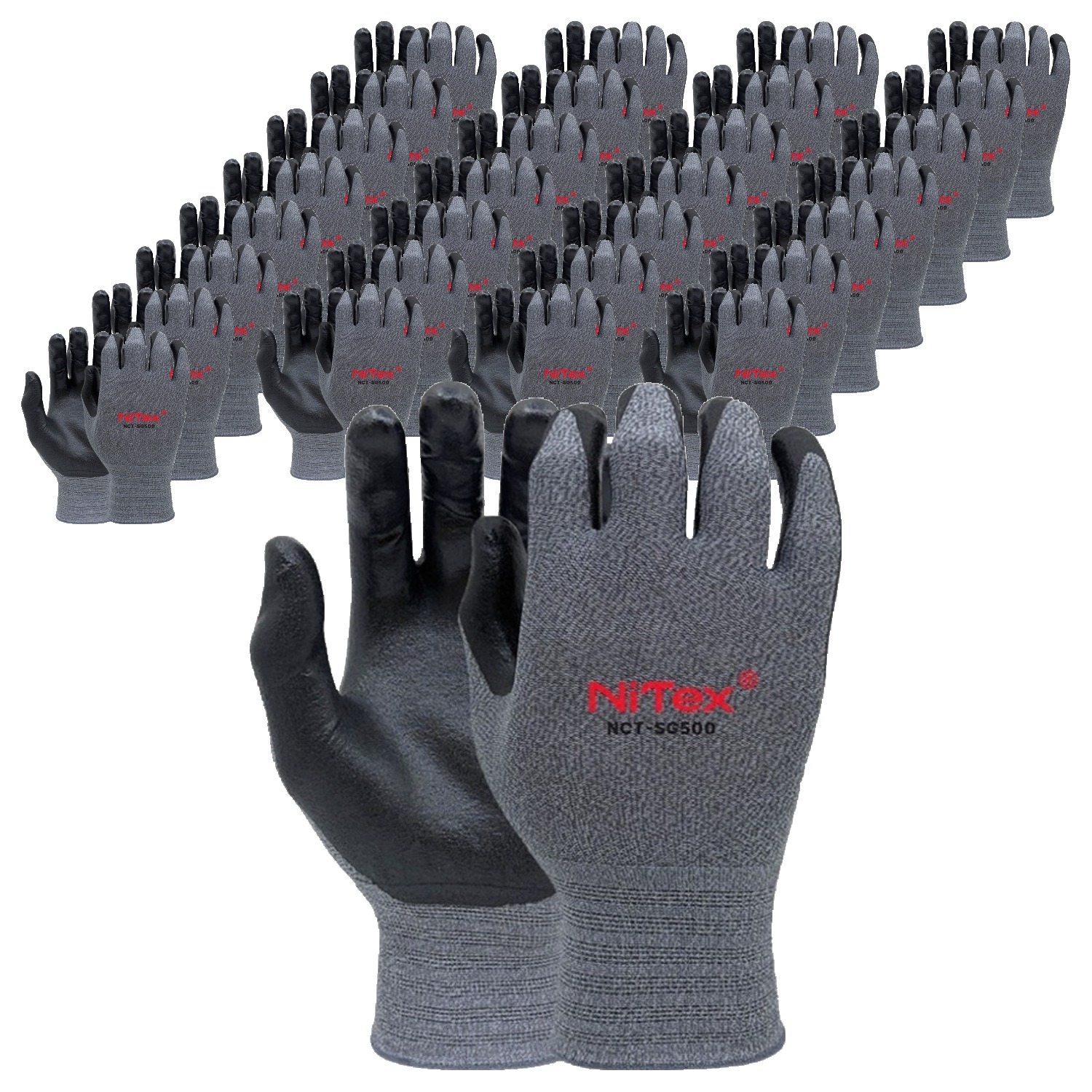 나이텍스 NBR 폼 코팅 카본 소프트터치 다용도 장갑 양손착용 세트 L NCT-SG500 125,230원