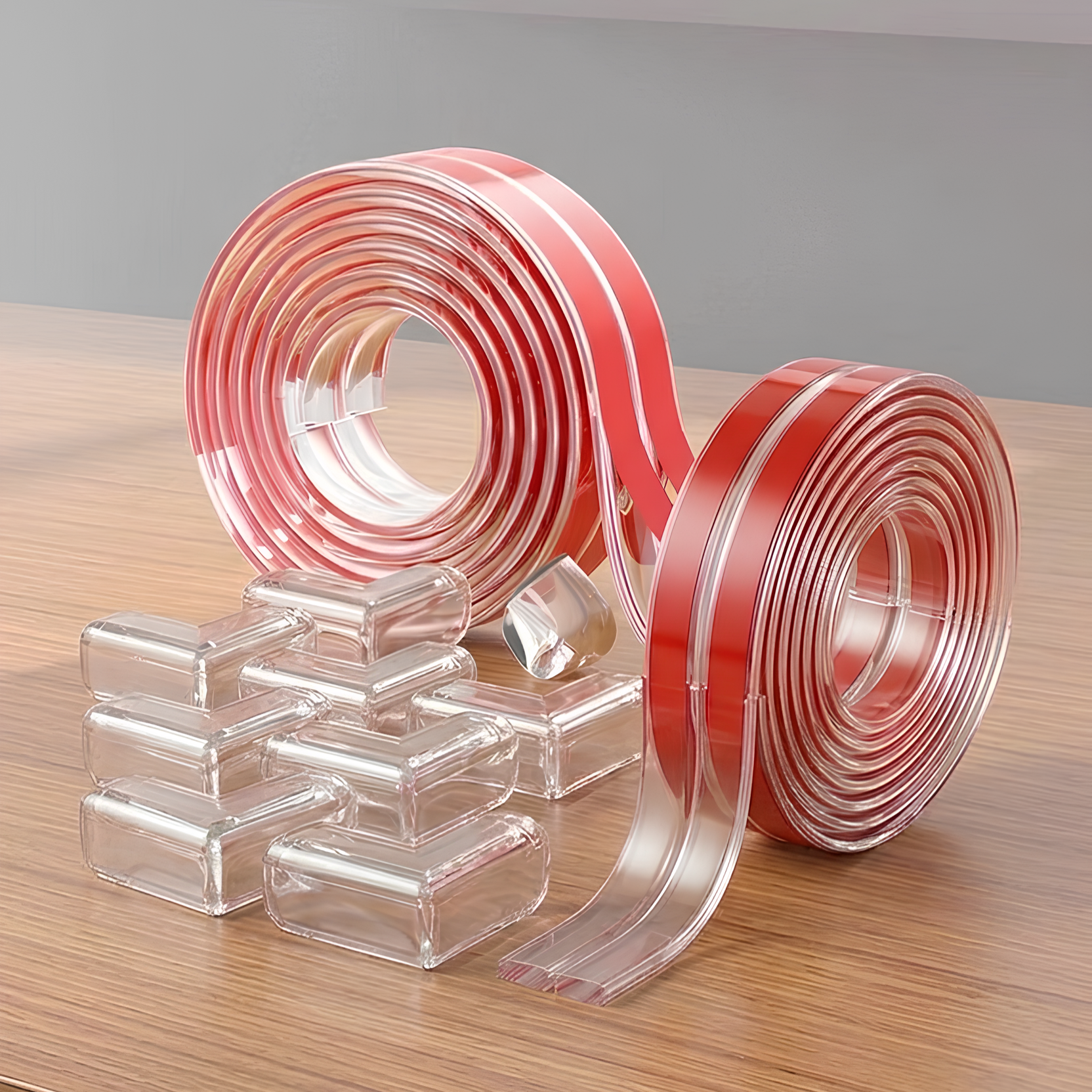 모서리 보호 투명 테이프 2M(15mm) 2개 코너가드 8개, 투명, 2개 16,300원