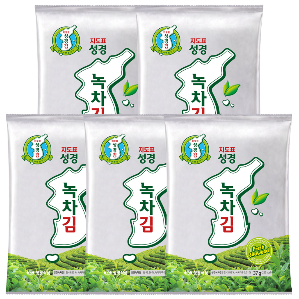지도표성경 지도표 성경 녹차김, 37g, 5개 12,500원