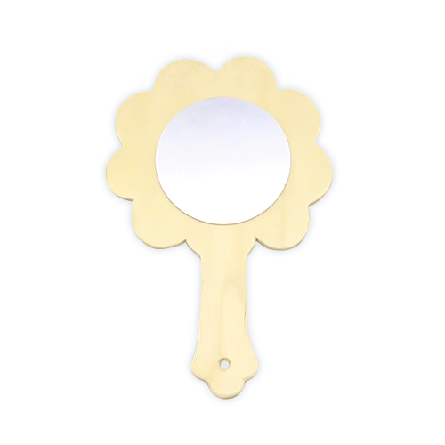 attizone 손거울 나무손거울 나무손잡이거울 만들기거울 모양손거울 거울만들기, 나무손거울(꽃) 480원