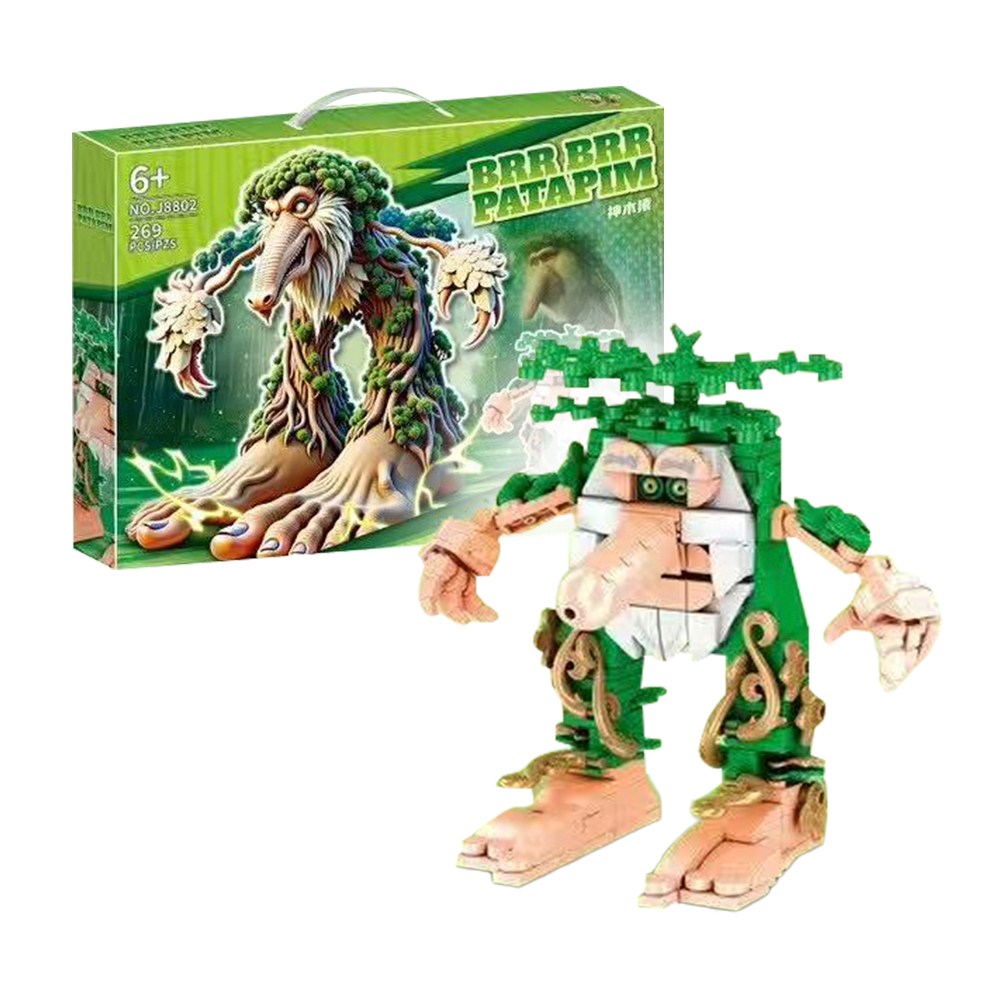 토이토 이탈리안 브레인롯 대형 블럭 세트 캐릭터 호환 블록, 브르르 브르르 파타핌, 1개 18,900원