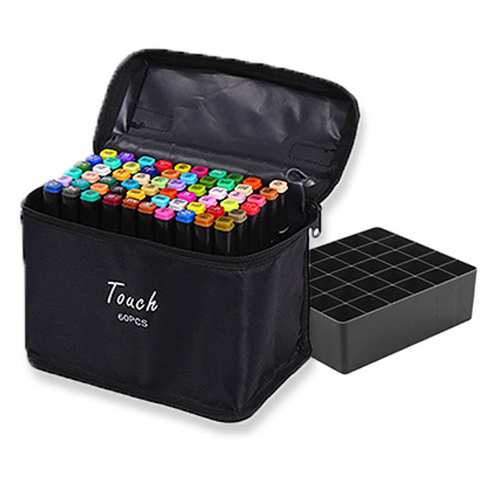 [메잌미] 터치 디자인 트윈마카 마카펜 (60색/천케이스), 1개, 60색 18,800원