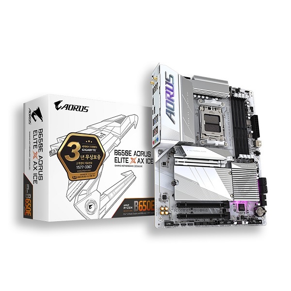 GIGABYTE B650E AORUS ELITE X AX ICE 제이씨현 249,380원