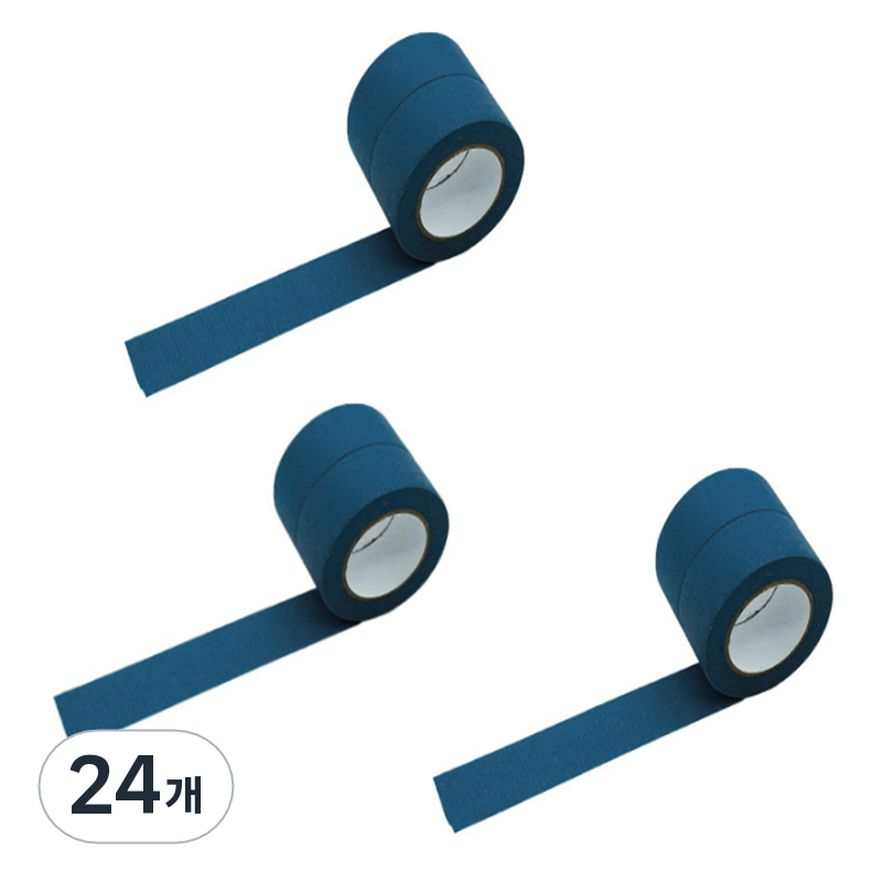 만들하비 컬러 종이 마스킹 테이프 1.5cm x 13m, 네이비, 24개 35,200원