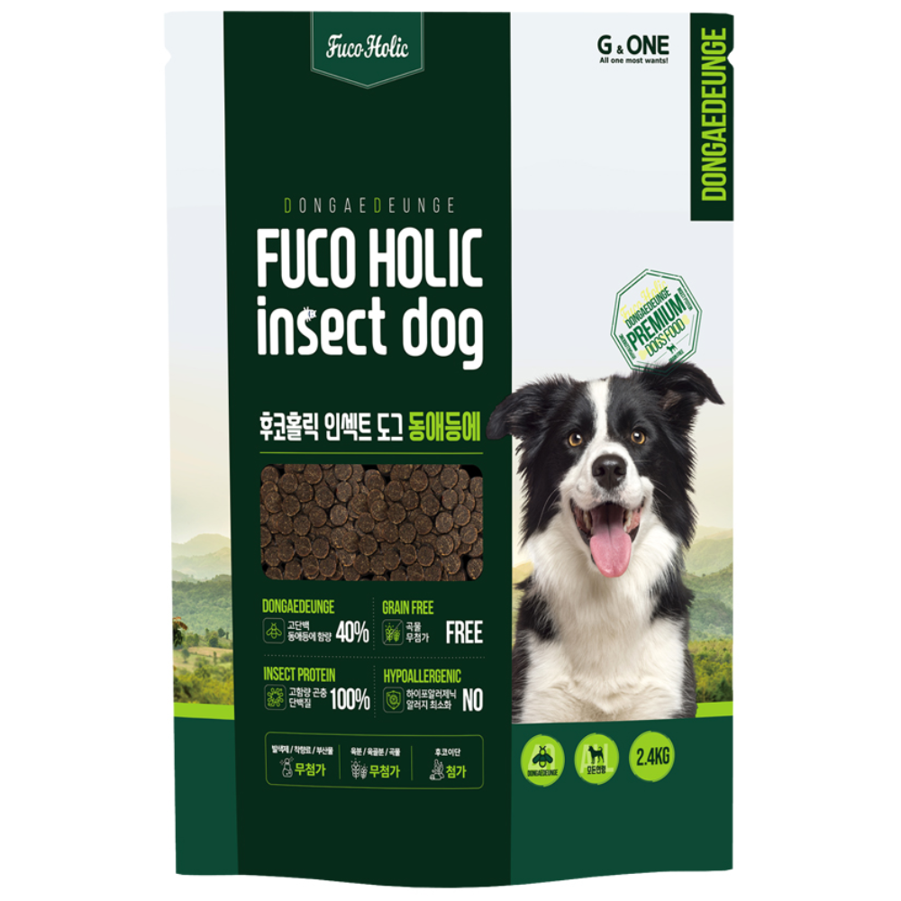 후코홀릭 전연령 도그 동애등에 소프트사료, 곤충, 2.4kg, 1개 31,000원