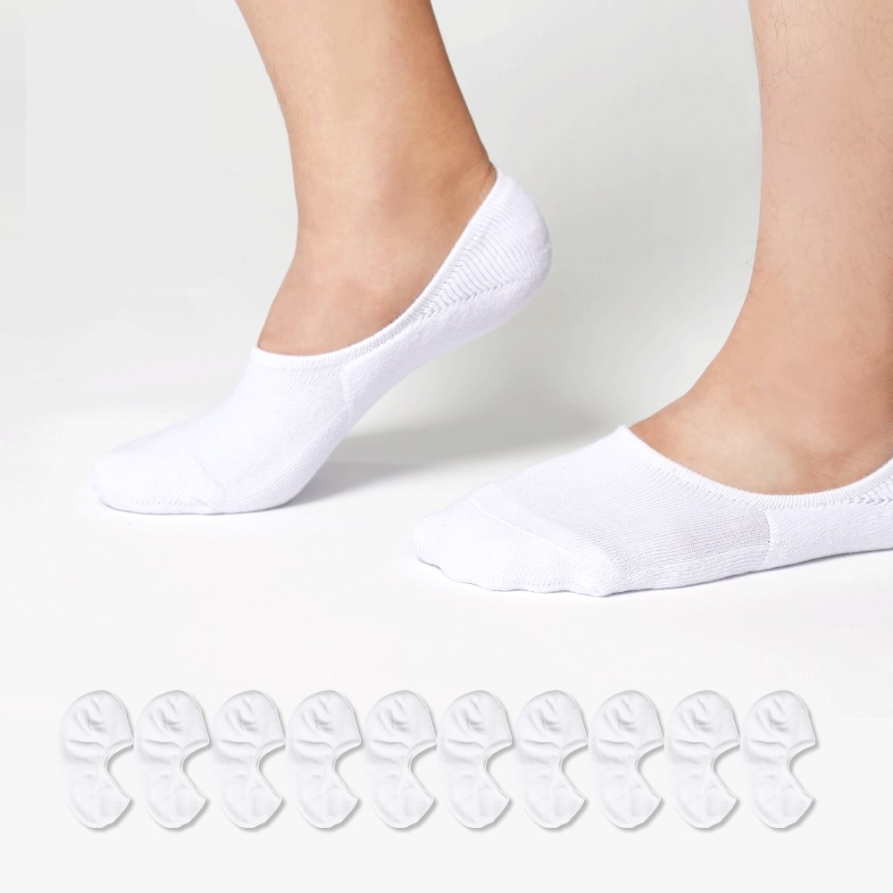 삭스영 남성용 페이크삭스 안벗겨지는 덧신 10켤레 7,400원