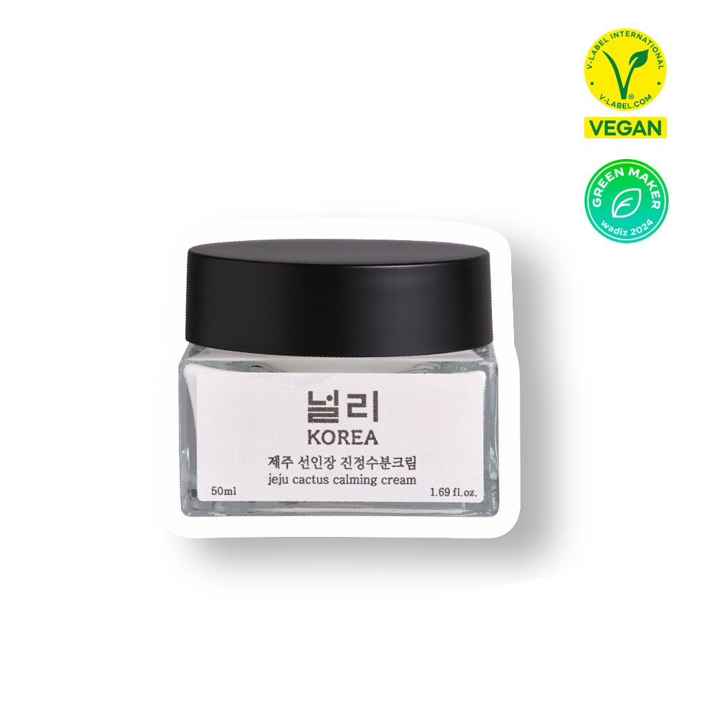 [화잘먹 윤광 크림] 널리 비건 제주 선인장 진정수분크림 50ml 판테놀 나이아신아마이드, 1개, 50ml 32,000원