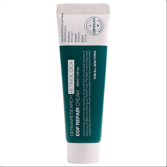 더마리서치 자생크림 EGF 레티놀 시카 78 피부과 레이저 재생 관리후 점뺀후 크림, 50g, 5개 125,000원