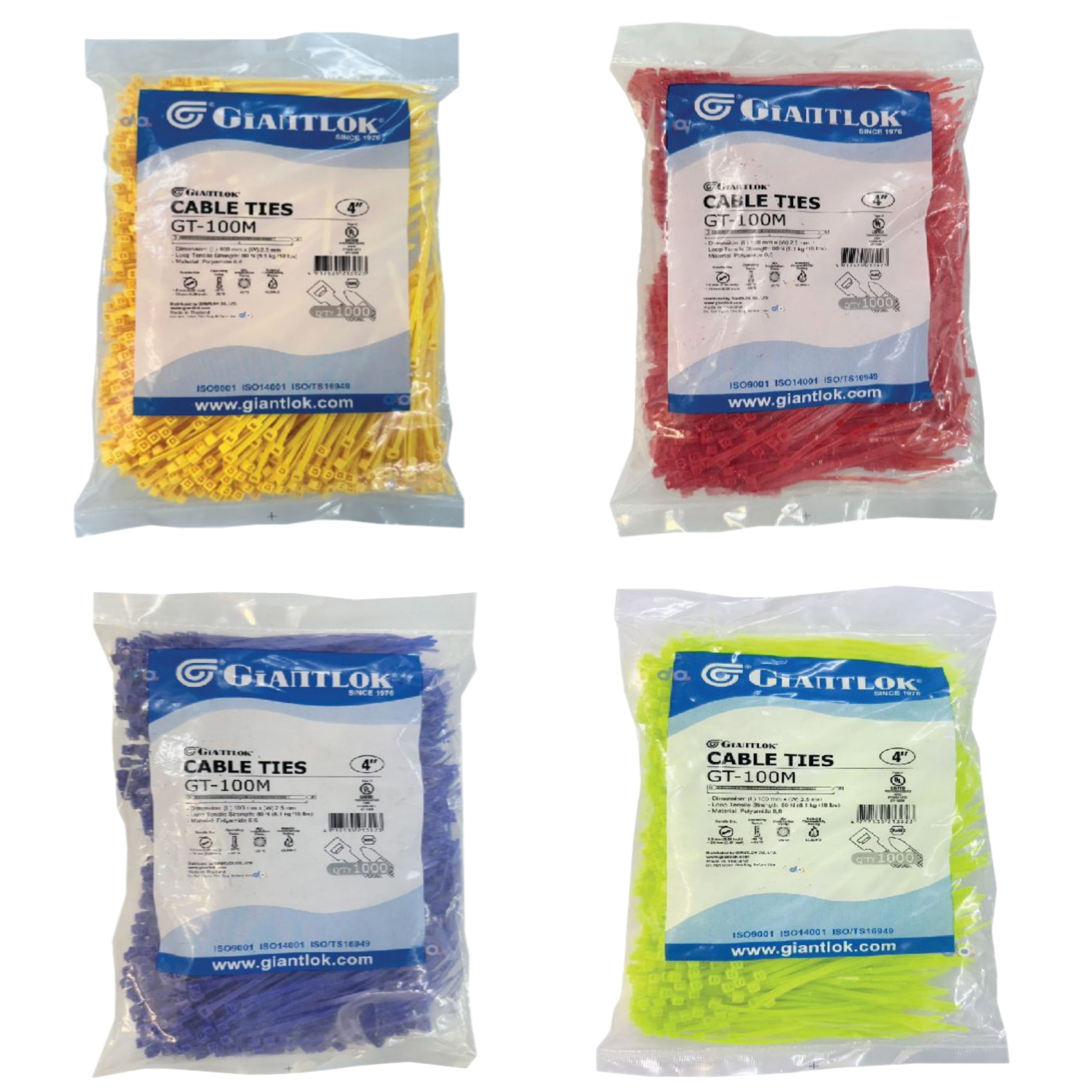 다올ETS 컬러 케이블타이 전선정리 자이안트록 5,900원