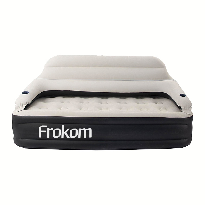 여름특가 Frokom 1인용 에어매트 내장 에어펌프 캠핑 에어매트리스 휴대용 자충 에어매트 싱글 매트리스 86,670원