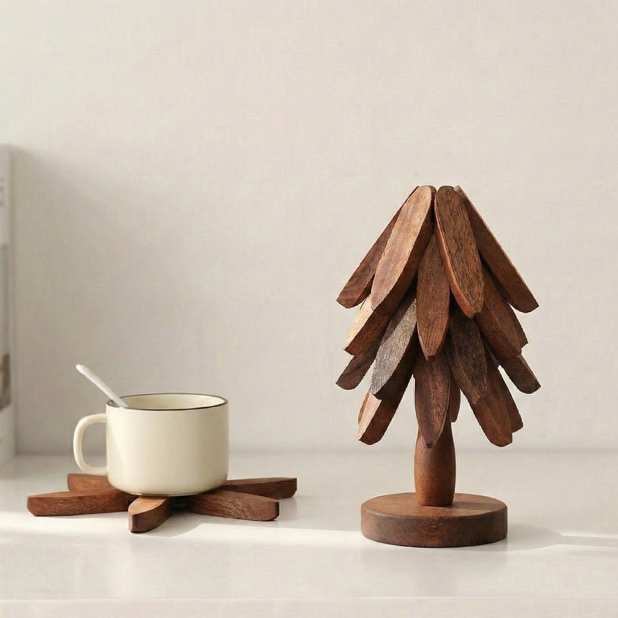 바오르 감성 주방 원목 트리 냄비받침 8,770원