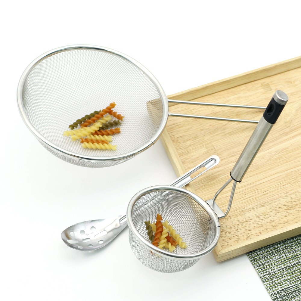 윤쓰공간 올스텐 된장 거름망 면 건지기 원형 채망 2종 세트 13,900원
