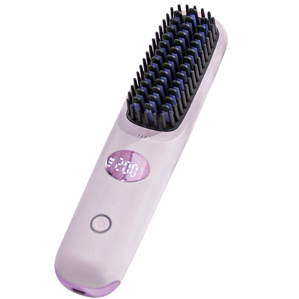 [업그레이드 홈쇼핑 신상품] 휴대용 여행용 도르트 무선 빗 고데기 볼륨은 무선 브러쉬 빗고데기 매직기 초경량 올인원 헤어 고대기 39,900원