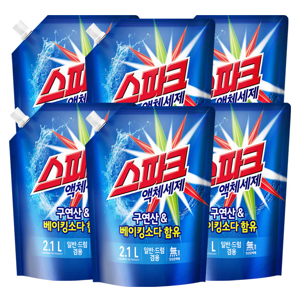스파크 액상세제 리필, 2.1L, 6개 23,060원