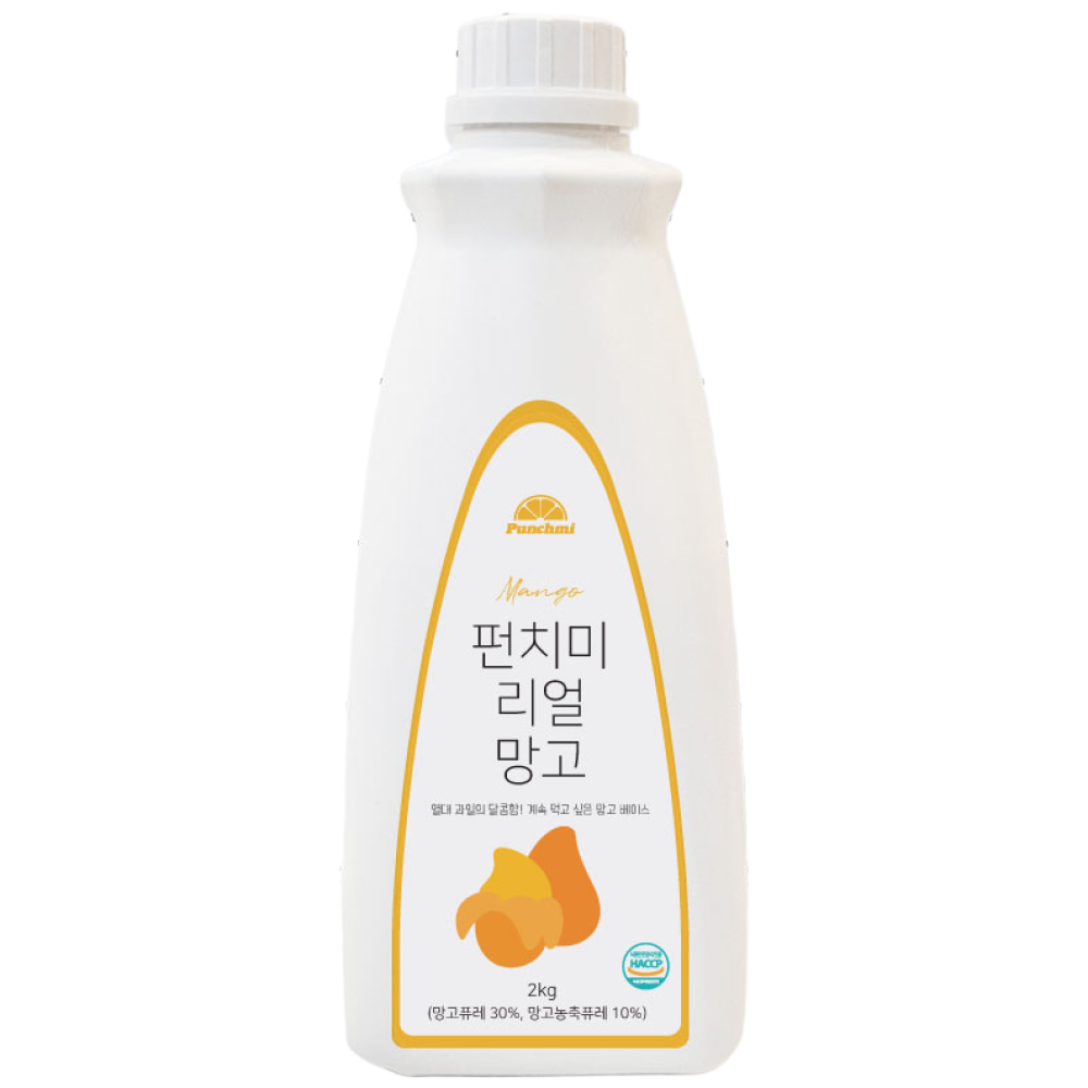 펀치미 리얼 망고 베이스 대용량, 1개, 2kg 31,060원