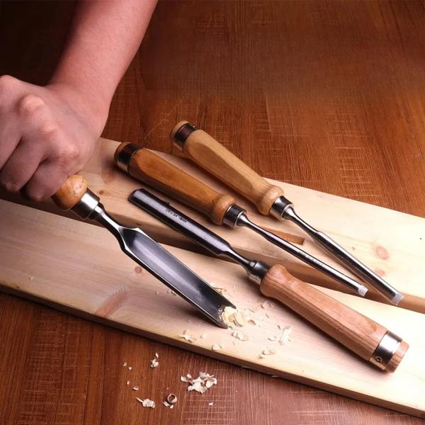 치즐 가죽공예 크롬 바나듐 스틸 목공 라운드 플랫 도구 반원형 조각 칼 22,420원