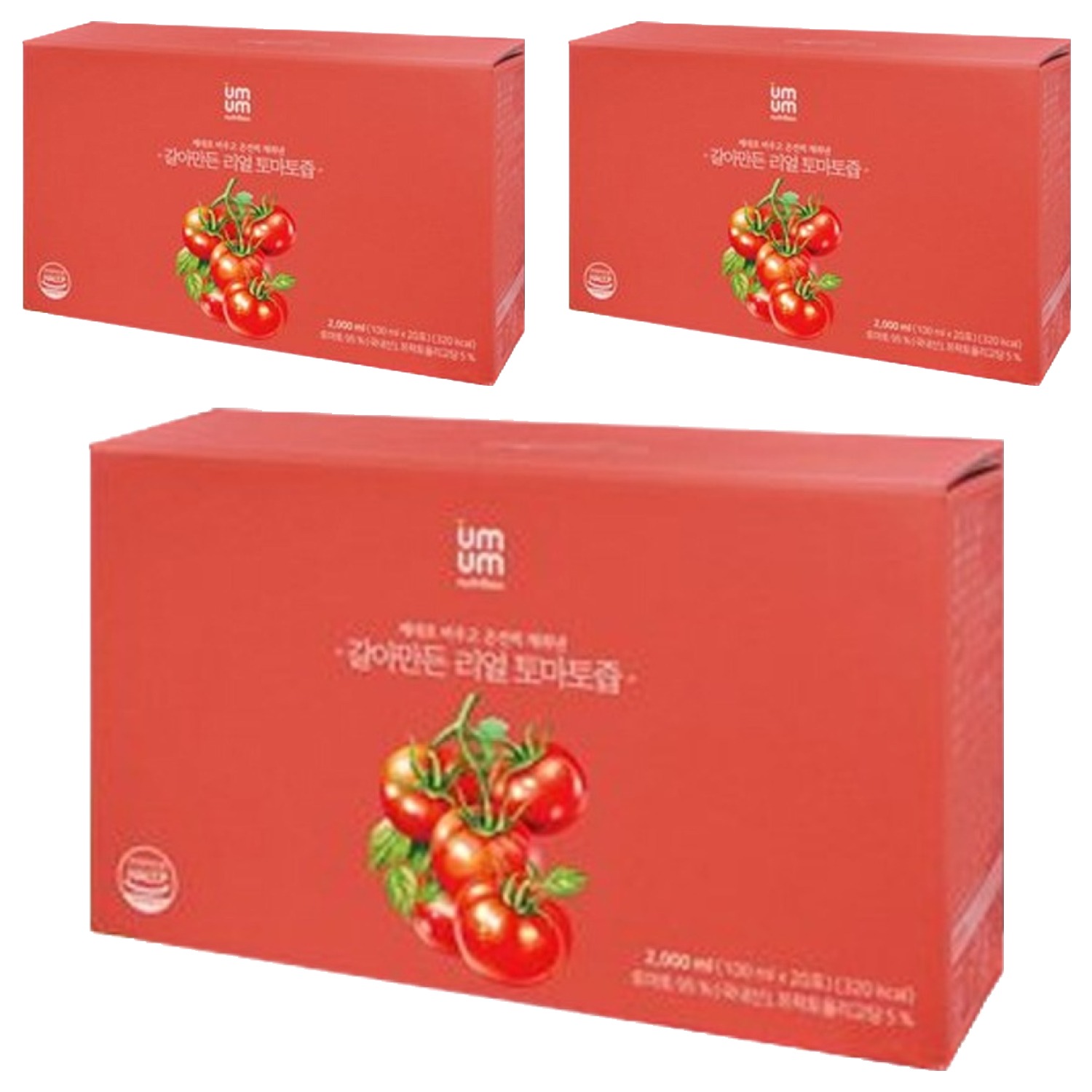 움움 갈아만든 리얼 토마토즙, 100ml, 60개 36,900원