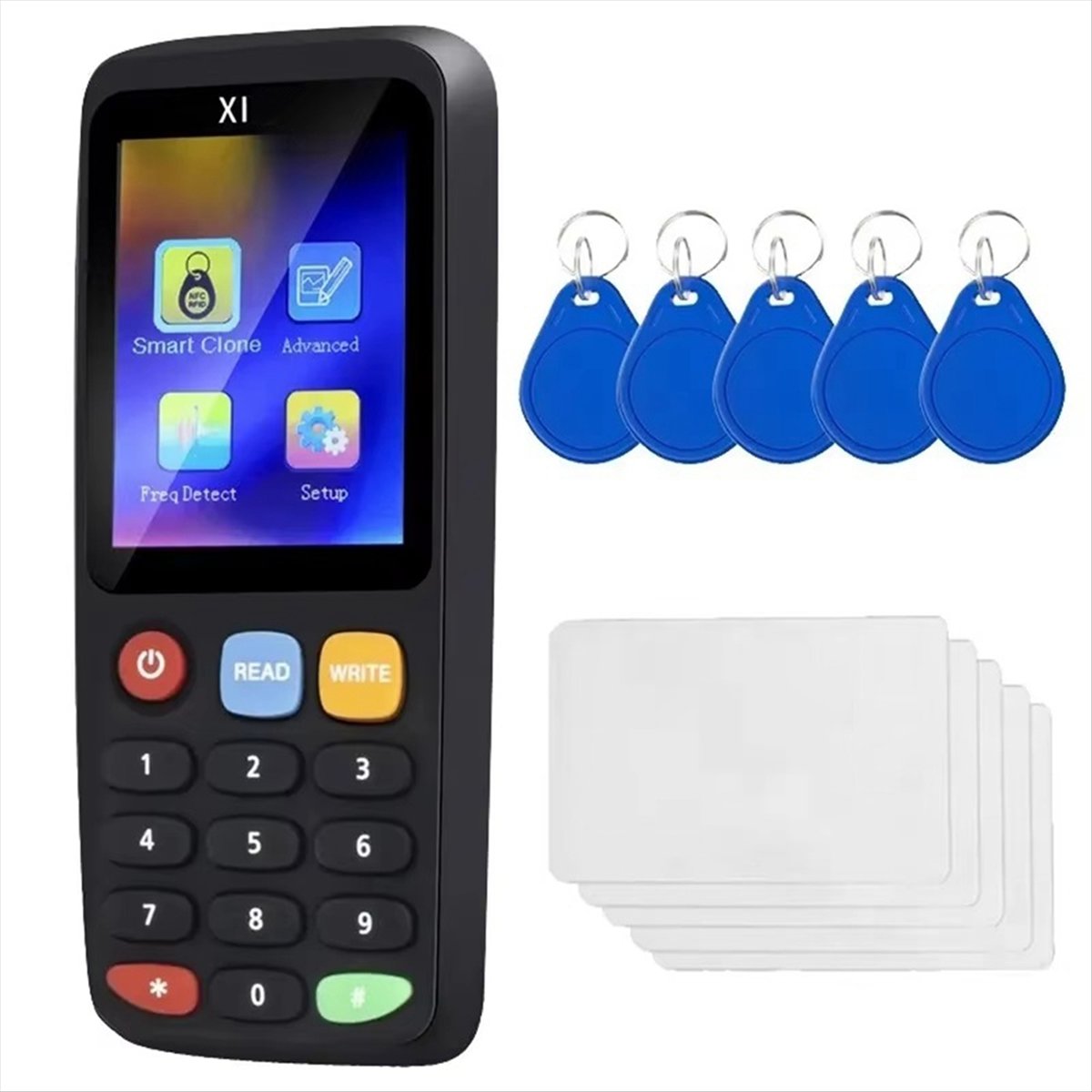X7 RFID 스마트 칩 NFC 디코더 중복기 리더 라이터+5xCUID 키 체인+5XUID 카드 125kHz 13.56MHz 배지 클론 카드 42,050원