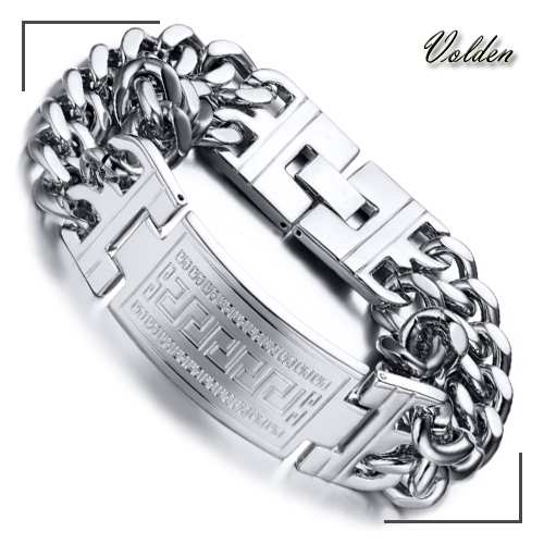볼던 SSB1073 남자 여자 써지컬 스틸 레이어드 체인 패션 팔찌 45,000원
