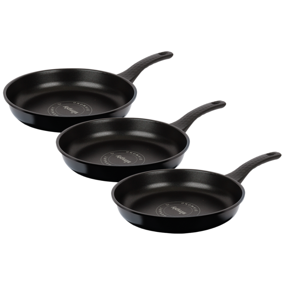 키친아트 1+1+1 블랙 프라이팬 3종 세트 골라담기!, 1세트, 28cm 39,900원