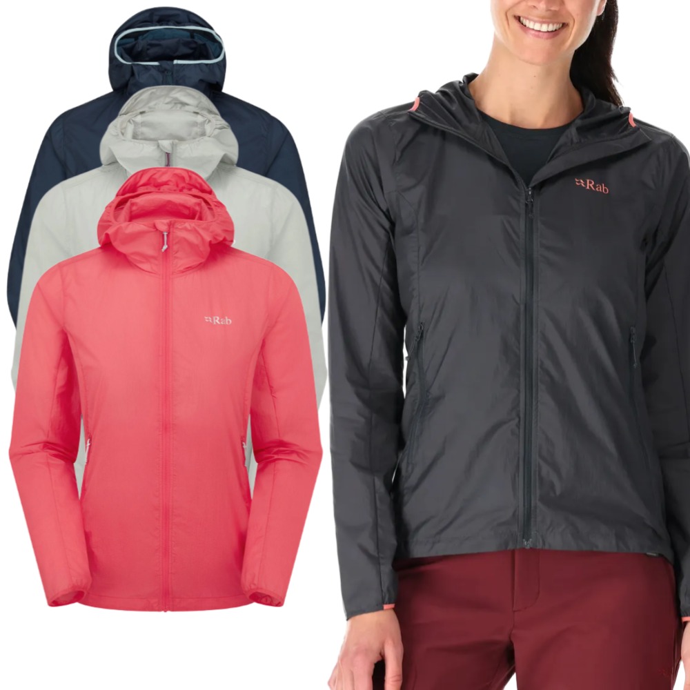 Rab 랩 바이탈 후디 여성 러닝 등산 경량 후드 방풍 바람막이 자켓 145,500원