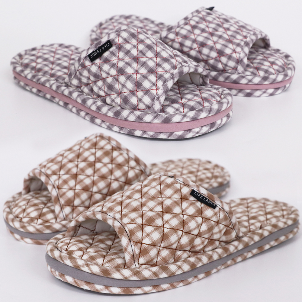 라이프란스 3중쿠션 면 층간소음 무소음 거실화, 브라운, 그레이, 1세트 10,280원