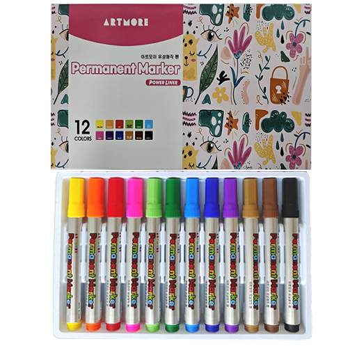 아트모아 칼라 유성 매직 12p 4,290원