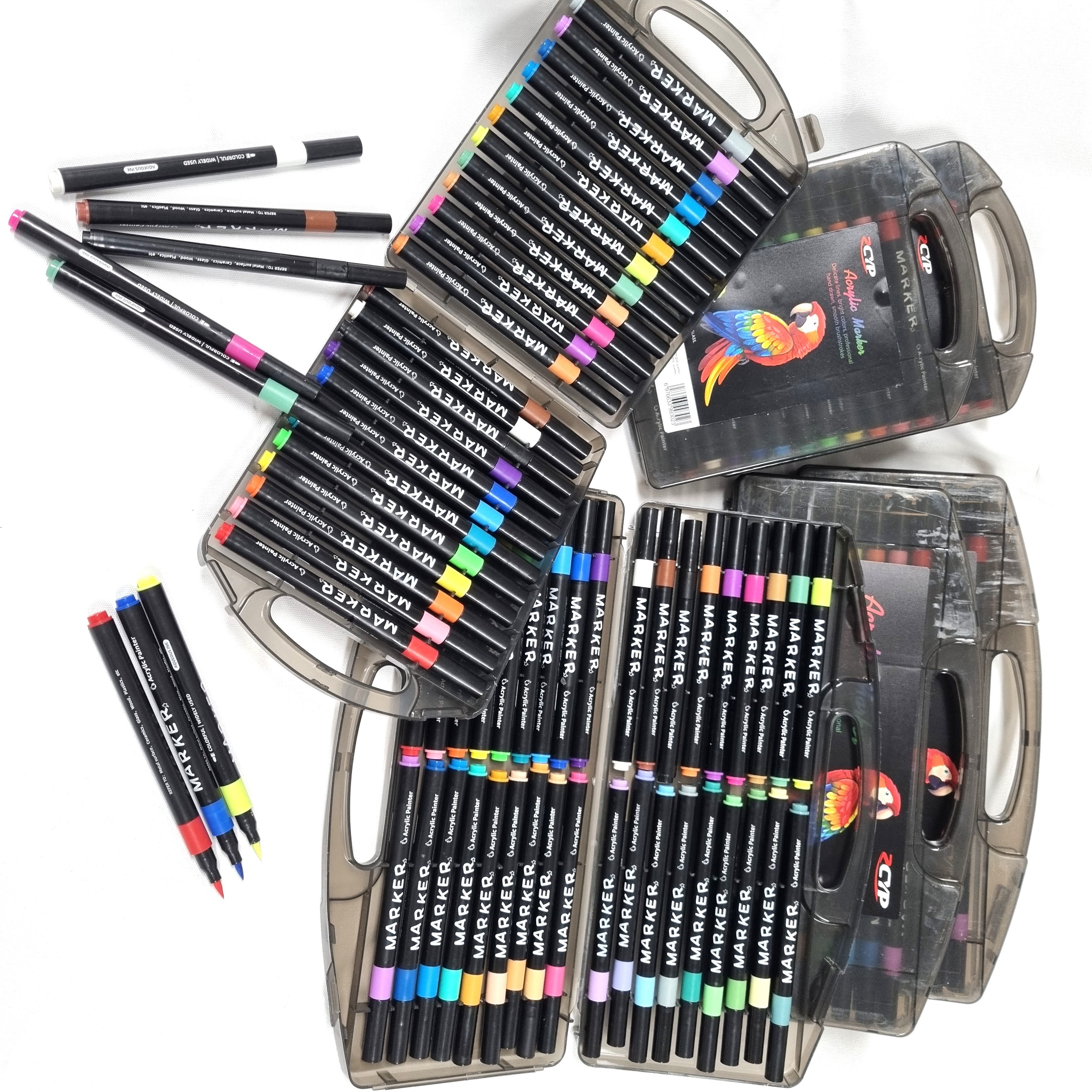 브러쉬 아크릴마카펜 세트 붓마카펜, 1세트, 24색 5,300원