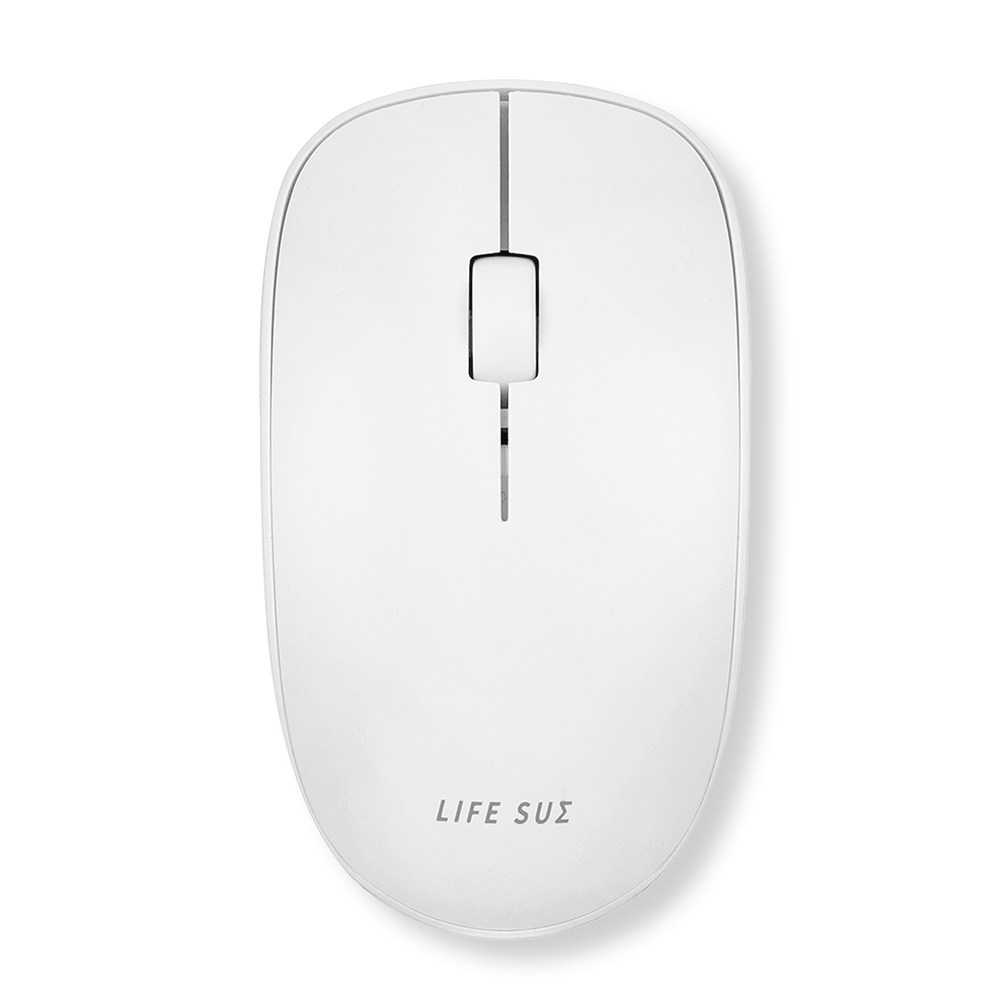 라이프썸 슬림 무소음 블루투스 마우스 (LFS-HA50) 동글 포함 3대기기 멀티페어링 인비저블 옵티컬 방식, 화이트 16,900원