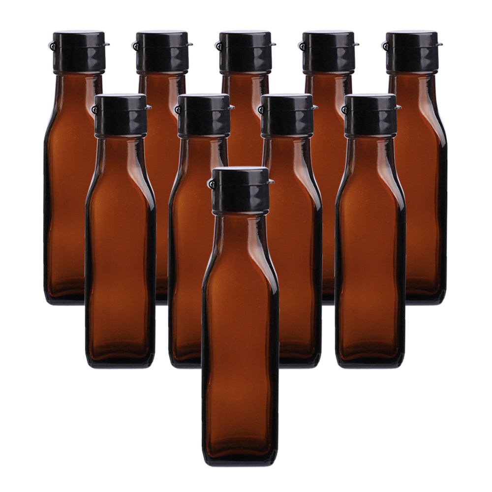 가인글로벌 S 사각기름병120갈색 BN 유리병 원터치캡 블랙, 10개, 120ml 14,500원