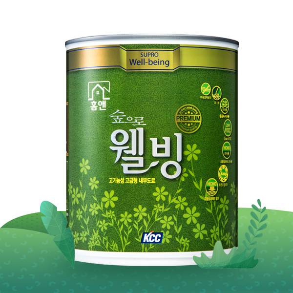KCC 숲으로홈앤웰빙 18L/젯소없이 가능한 친환경벽지페인트 DIY 셀프페인팅 150,000원