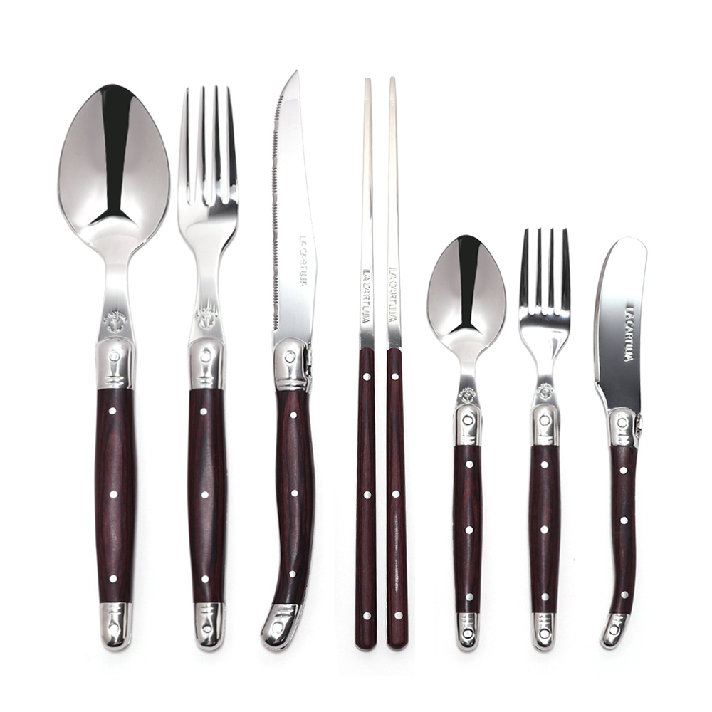 까르투하 블랙우드 디너 7종 커트러리 기프트 세트, 1개 38,900원