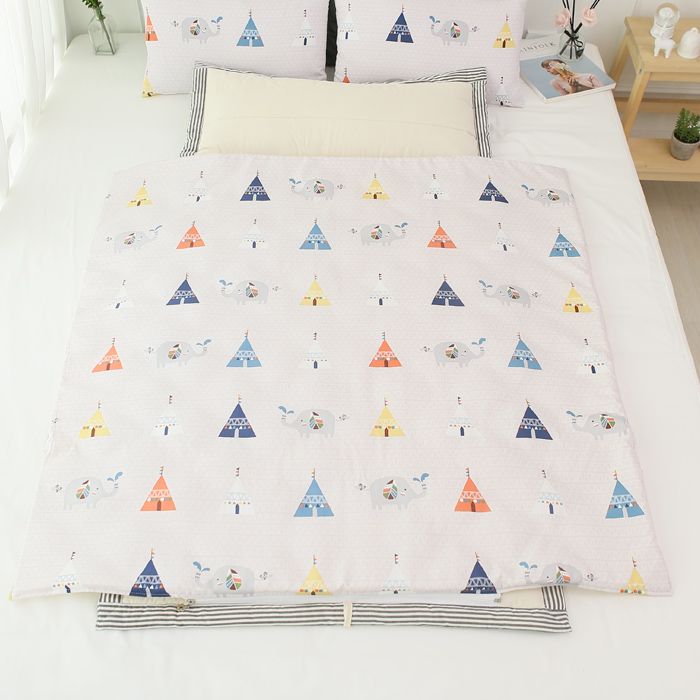 보떼하우스 모달 사계절용 광목 일체형 낮잠이불세트 분리형 사계절 베개솜, 엘리펀트 89,270원