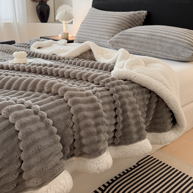 클라우드벨 정전기 방지 세탁 가능 극세사 양털 양면 담요 차렵 이불 양모 캠핑담요 DK-2595 23,600원