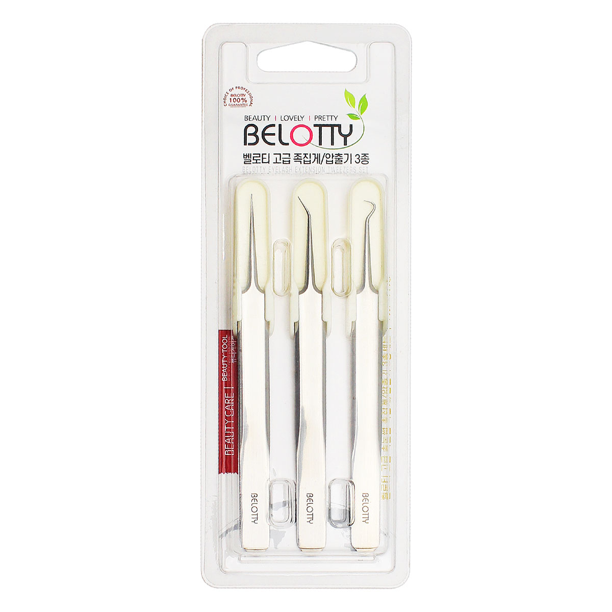 벨로티 스테인리스스틸 압출기 핀셋 3종 세트, 실버, 1세트 13,900원