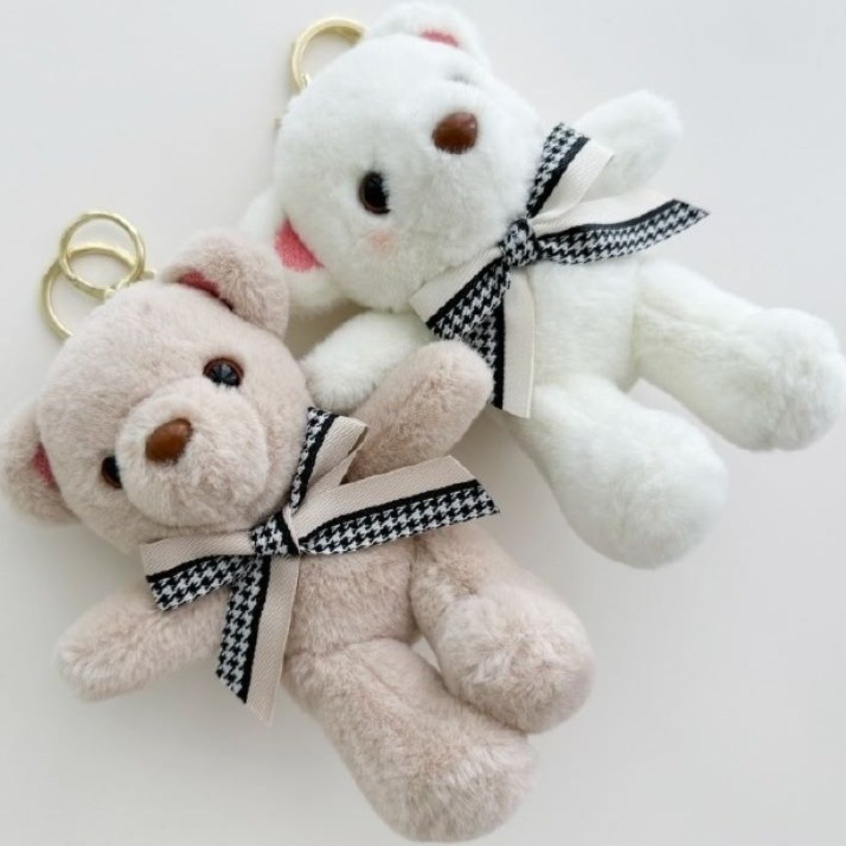 곰돌이 키링 리본 곰돌이 고급형 가방키링 + (빗물방지 캡) 12,000원