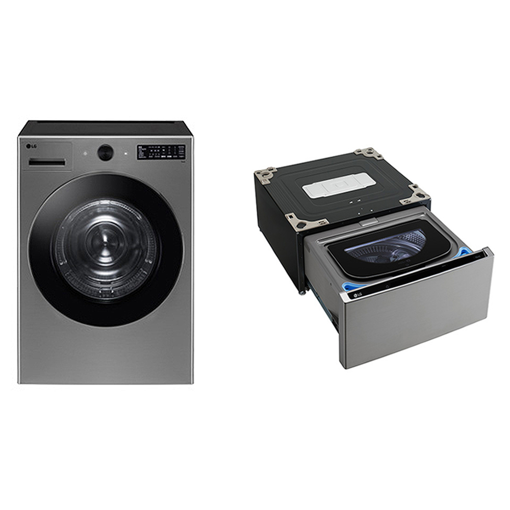 LG전자 트롬 오브제컬렉션 미니워시 세탁기 + 건조기 세트 4kg + 20kg 방문설치 2,060,000원