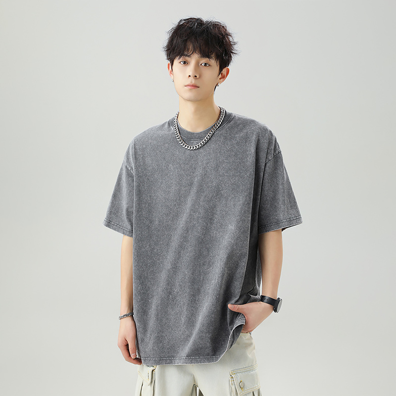 스타빈 남성용 통기성 루즈핏 빈티지 워싱 반팔 27,260원