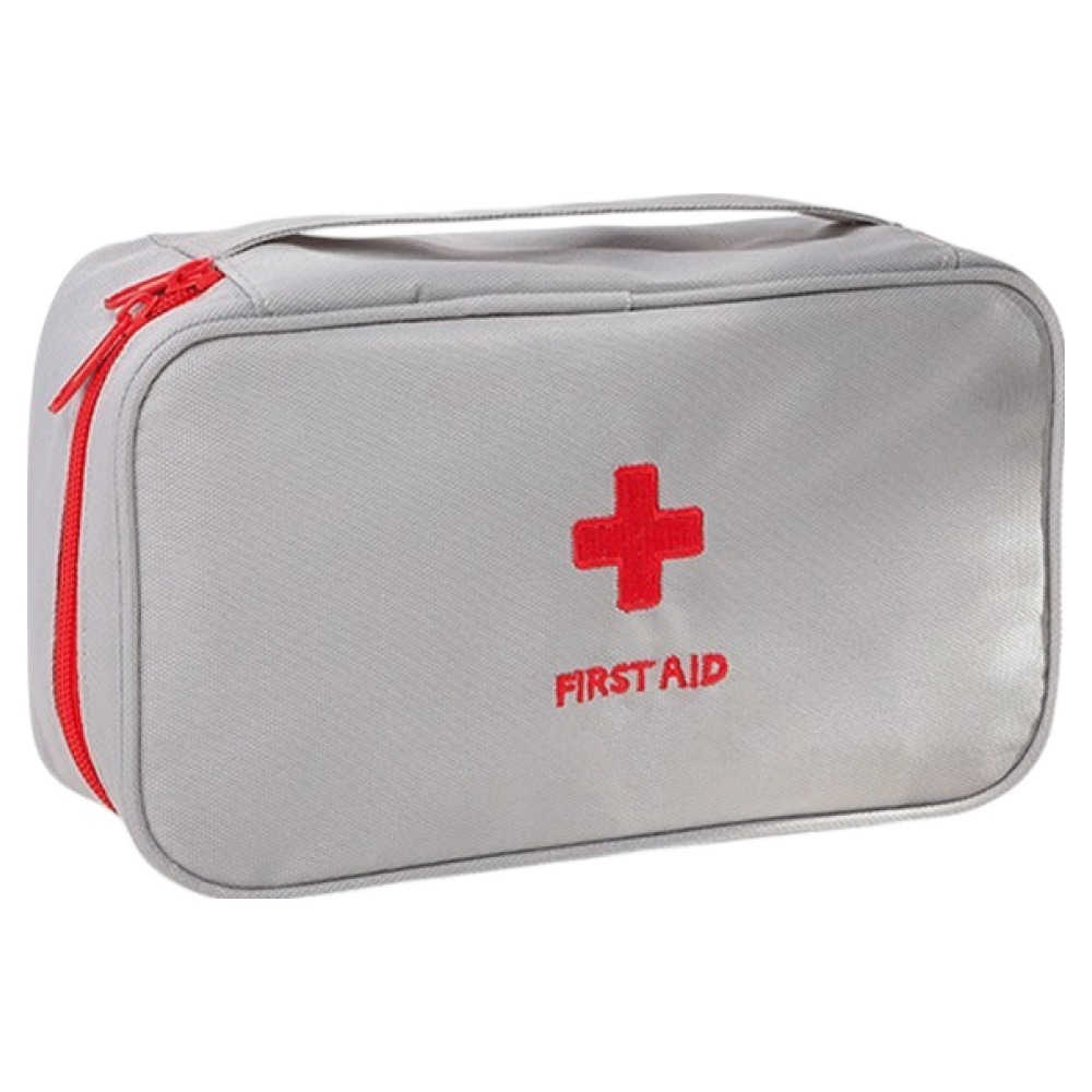유앤유 휴대용 구급함 여행용 파우치 그레이, 1개 3,900원