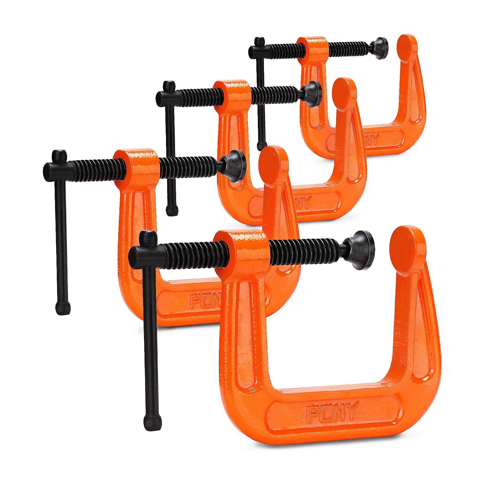 PONY 포니 요르젠센 C 클램프 4P G형 목공용, 1세트 22,480원