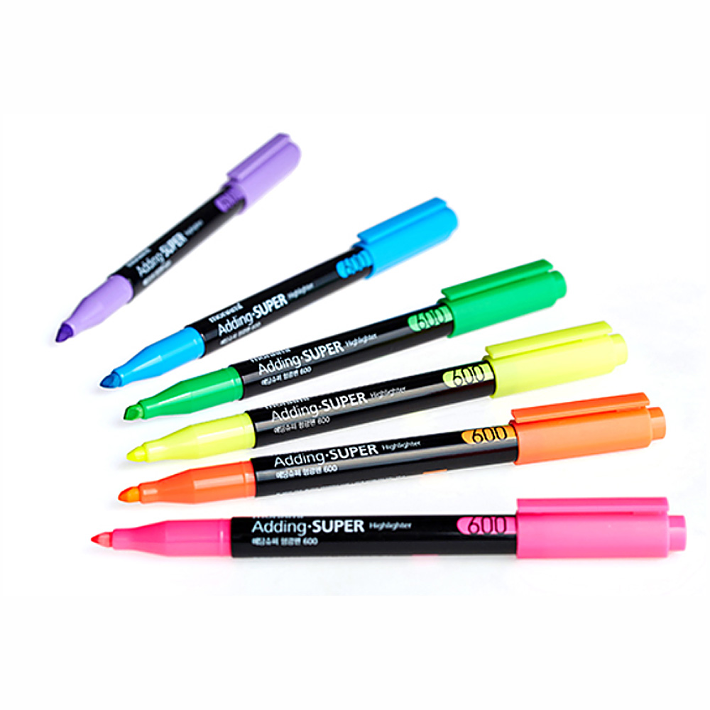 모나미 에딩슈퍼 형광펜 600, 옐로우 240원