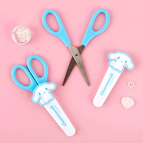 산리오 안전캡 가위 어린이가위 양손형 초등학생 시나모롤 가위 3,400원